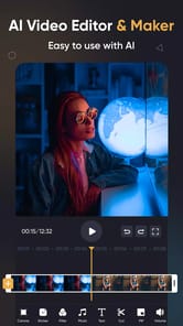 SmartCut, AI Video Editor APK screenshot 1