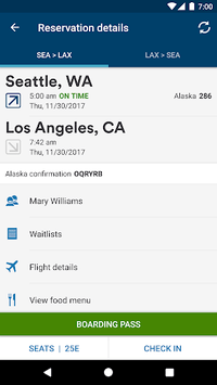 Alaska Airlines - Travel APK screenshot 1 Alaska Airlines - Travel APK screenshot 1