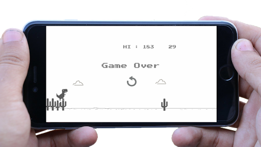 Dino chrome T-rex Runner APK screenshot 1