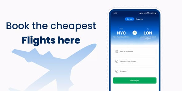 All Flight Tickets Booking App APK screenshot 1
