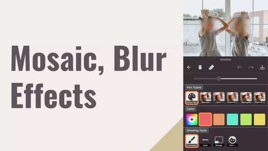 Mosaic & Blur - Photo Editor APK screenshot 1