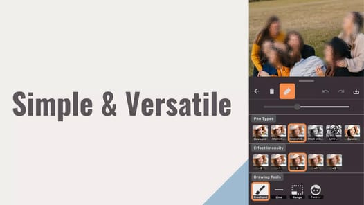 Mosaic & Blur - Photo Editor APK screenshot 1
