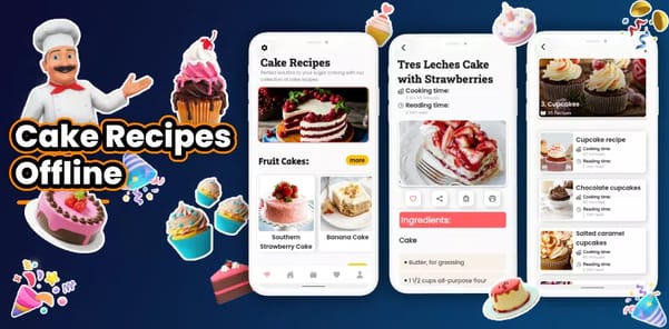 Cake Recipes [Offline] APK screenshot 1
