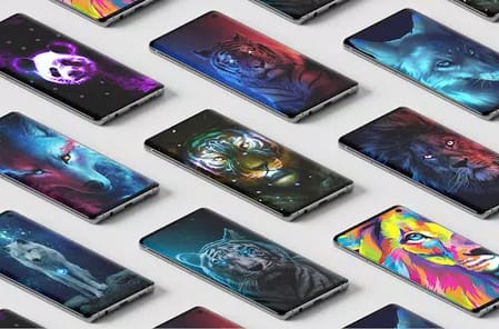 Neon Animals Wallpapers APK screenshot 1