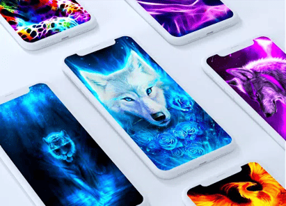 Neon Animals Wallpapers APK screenshot 1