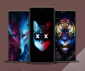 Neon Animals Wallpapers APK screenshot 1