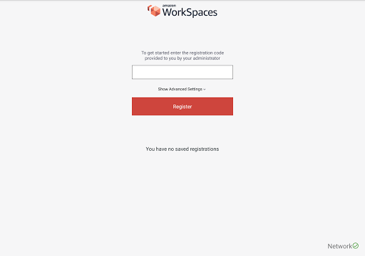 Amazon WorkSpaces APK screenshot 1