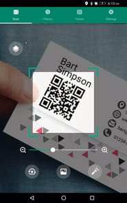 Barcode & QR code scanner APK screenshot 1
