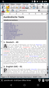 AndrOpen Office APK screenshot 1 AndrOpen Office APK screenshot 1