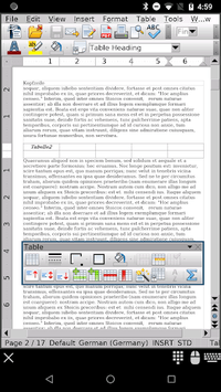 AndrOpen Office APK screenshot 1 AndrOpen Office APK screenshot 1