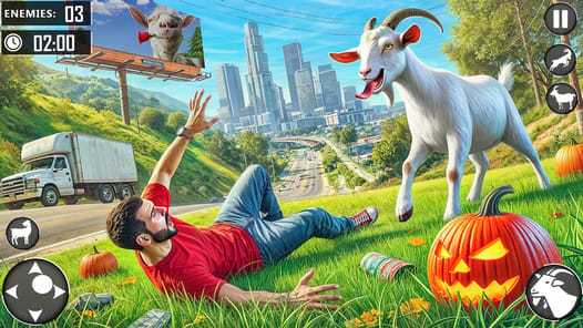 Angry Goat Fun City Adventure APK screenshot 1 Angry Goat Fun City Adventure APK screenshot 1