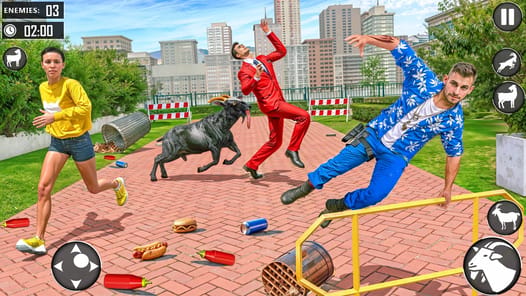Angry Goat Fun City Adventure APK screenshot 1 Angry Goat Fun City Adventure APK screenshot 1