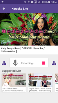 Karaoke Lite : Sing & Record Free APK screenshot 1