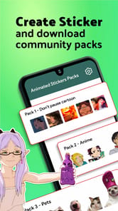 Animated Stickers Maker & GIF APK screenshot 1