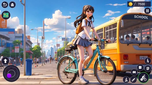 High School Love Anime Games APK screenshot 1