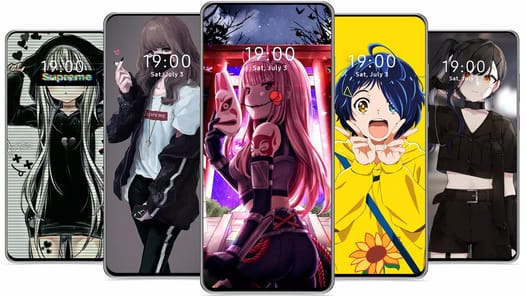 Anime Wallpaper Girl APK screenshot 1