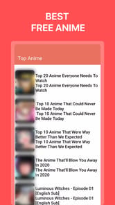 Anime tv APK screenshot 1
