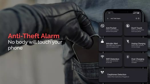 Don't Touch My Phone Alarm App APK screenshot 1
