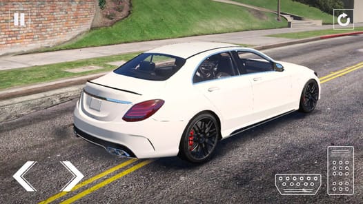 Real Car Parking Mers C63s APK screenshot 1