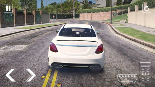 Real Car Parking Mers C63s APK screenshot 1