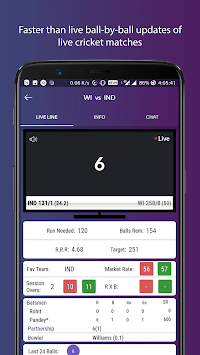 Cricket Line Guru : Fast Live Line APK screenshot 1