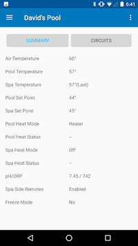 ScreenLogic Connect APK screenshot 1