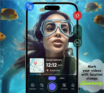 GPS Camera - TimeStamp Camera APK screenshot 1