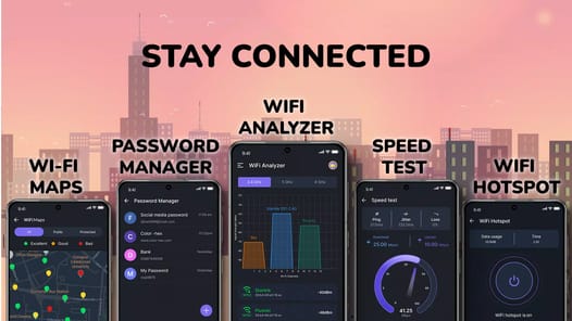 WiFi Password Map & Analyzer APK screenshot 1