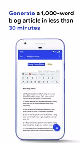 Writecream APK screenshot 1