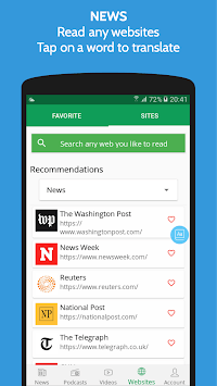4English: Learn English via News, Videos, Podcasts APK screenshot 1