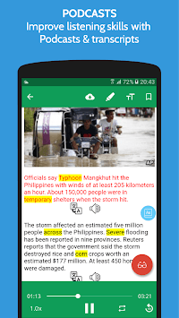 4English: Learn English via News, Videos, Podcasts APK screenshot 1
