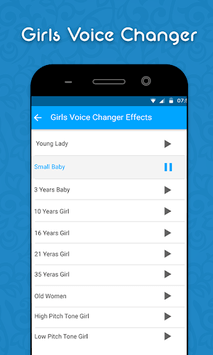 Girls Voice Changer APK screenshot 1