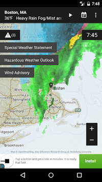 Radar Express - with NOAA Weather APK screenshot 1