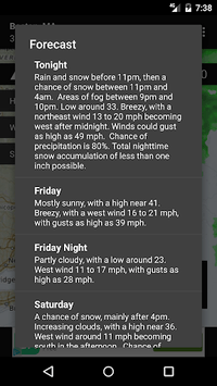 Radar Express - with NOAA Weather APK screenshot 1