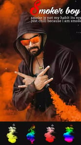 Smoke Photo Editor 2024 APK screenshot 1