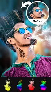 Smoke Effect Photo Editor 2025 APK screenshot 1
