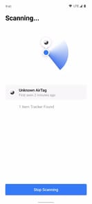 Tracker Detect APK screenshot 1