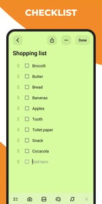 Notes, to-do lists APK screenshot 1