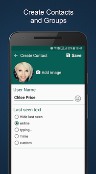 WhatsMock - Fake Chat Maker APK screenshot 1 WhatsMock - Fake Chat Maker APK screenshot 1