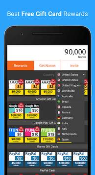 AppNana - Free Gift Cards APK screenshot 1