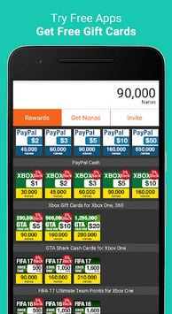 AppNana - Free Gift Cards APK screenshot 1