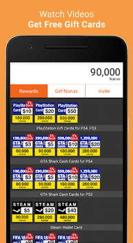 AppNana - Free Gift Cards APK screenshot 1