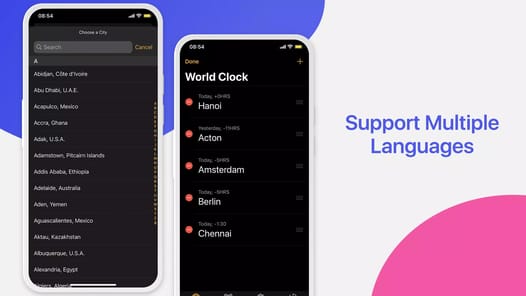 Clock Phone 16, Alarm & Timer APK screenshot 1