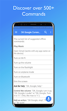Ok Google Commands (Guide) APK screenshot 1 Ok Google Commands (Guide) APK screenshot 1