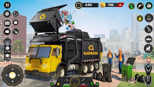 Trash Truck Game Offline Games APK screenshot 1