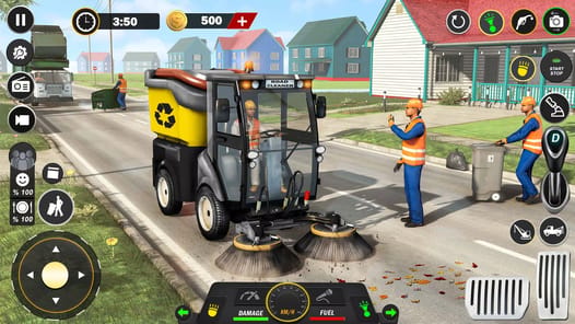 Trash Truck Game Offline Games APK screenshot 1