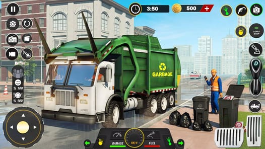 Trash Truck Game Offline Games APK screenshot 1