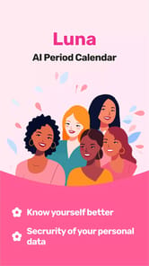 Luna - AI Period Calendar APK screenshot 1
