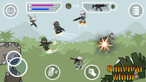 Doodle Army 2 : Mini Militia APK screenshot 1