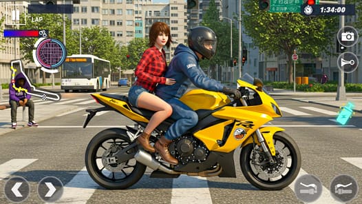 Open World Bike Drive Game 3D APK screenshot 1